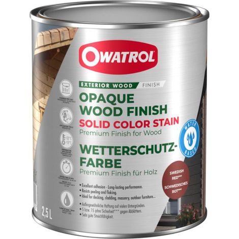 OWATROL SOLID COLOR schwedenrot 2,5 Liter (1/2)