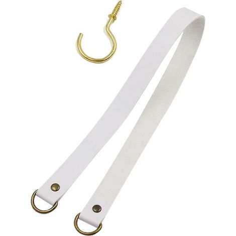 Embrasses de rideaux, pinces et attaches pour rideaux, accessoires de décoration pour balcon-White