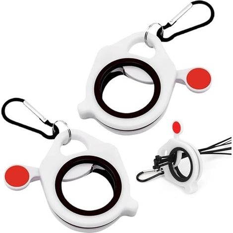 Supports de câbles 2 pièces avec mousqueton – Supports pour serre-câbles avec 100 colliers de serrage et outil de serrage – Accessoires compacts pour mécaniciens électriciens et jardinage – Blanc (1/5)