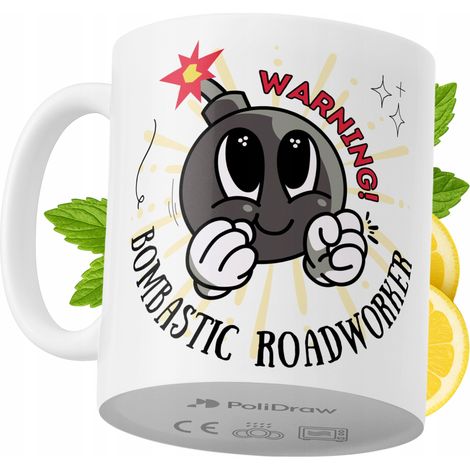 Lustige Kaffeetasse mit witzigem Textdesign für Straßenarbeiter – ideal für Geburtstage, Namenstage und Feiertage. Hochwertige Tasse für besondere Anlässe, ob im Büro oder zu Hause. Farbe: Weiß, 330 m