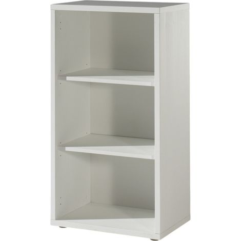 Libreria da ufficio con 2 ripiani - Collezione SOON - Bianco Opaco
