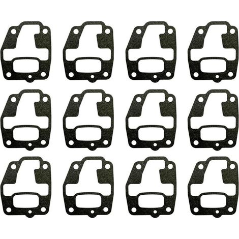C·T·S Lot de 12 joints de collecteur d'admission de carburateur pour Kawasaki TK53 TK65 Remplace PN 11061-1570