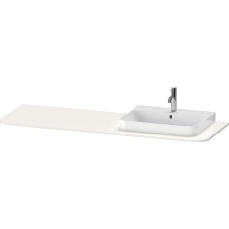 Console Duravit Happy D.2 Plus, 1600x550 mm, 1 découpe à droite, (1/5)