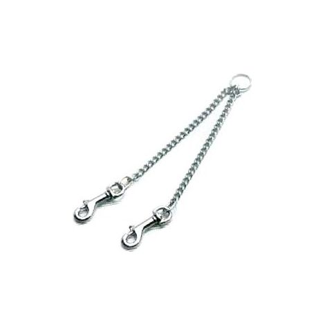 ACOPLE PARA DOS PERROS 45cm. METAL