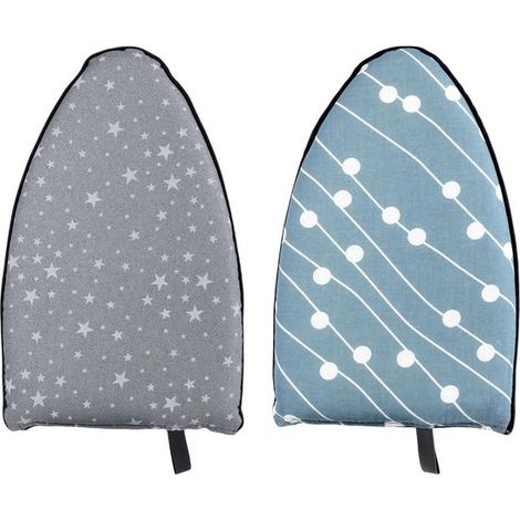 Guantes para planchar a vapor - Alfombrilla para tabla de planchar resistente al calor - Apta para cuellos y puños (1/5)