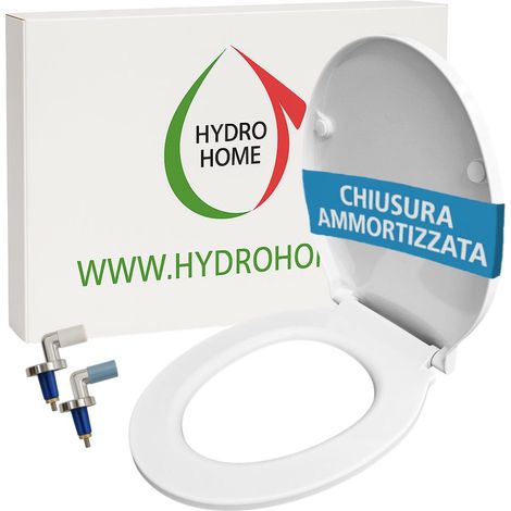 Copriwater Nido Hatria termoindurente bianco CHIUSURA AMMORTIZZATA (1/4)