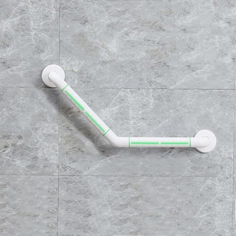 Barres D'appui WC pour Seniors, 135° Barre D'appui Douche pour Baignoires Acier Inoxydable Poignée de Sécurité pour Baignoire, pour Handicapés et Les Personnes âgées (35 x 35 cm) (1/5)