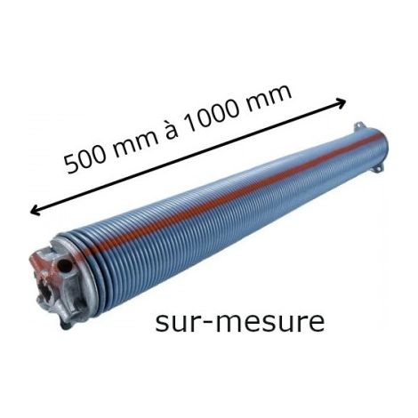 Gefradis – Ressort de torsion sur-mesure pour porte de garage – Acier poudré haute qualité – Diamètre intérieur 51mm – Longueur sur-mesure 500 à 1000mm