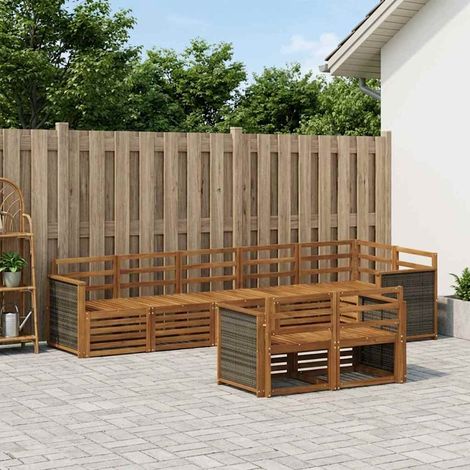 vidaXL Sofagarnituren Massivholz Akazie (1/5)