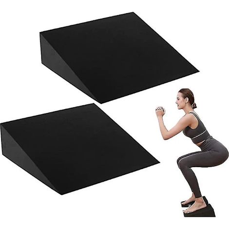 Blocs de yoga en mousse pour squats, bloc cale-mollets, planche inclinée, bloc cale-pieds, accessoires pour le yoga et le fitness à domicile (1/3)