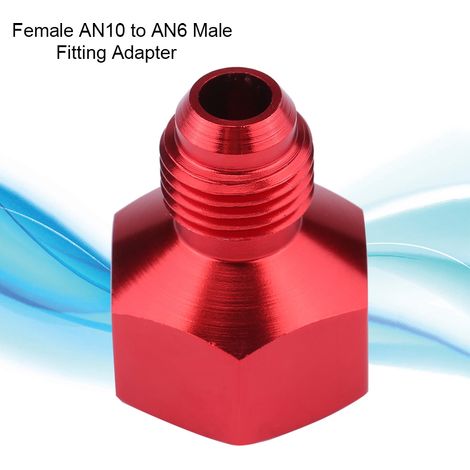 Adaptateur de refroidisseur d'huile AN10 femelle vers AN6 mâle (rouge) (1/5)