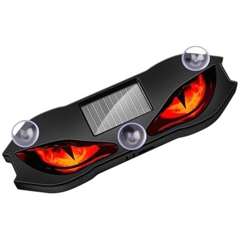 Panneau lumineux réfléchissant dynamique Solar Eyes pour voiture Feux LED sans fil pour véhicules, camions, fourgonnettes, camping-cars, motos, vélos, véhicules de sport, usage quotidien, pare-brise, (1/5)