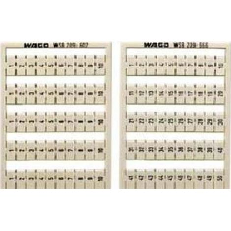 WAGO GmbH& Co. KG WSB-Bezeichnungssystem S: 11-20 (10x) 209-603 5 Stk