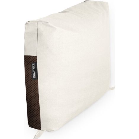 Coussins palette d'extérieur Écru Naylim Mate Dossier d’Angle 65x45x25 Écru