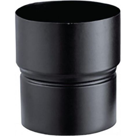Poujoulat – Raccord fumisterie réduction émaillée noir 150/153 – Forme conique – Pour installation en espaces confinés – Résistant à la chaleur