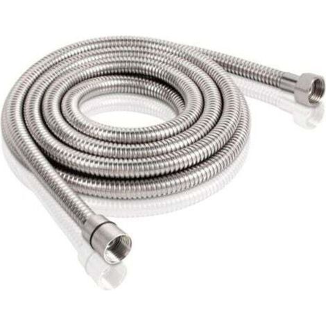 [JAMAIS UTILISÉ] Flexible de Douche 2m Acier Inoxydable Tuyau de Douche Anti-Torsion et Anti-Pliure G1/2 (1/4)