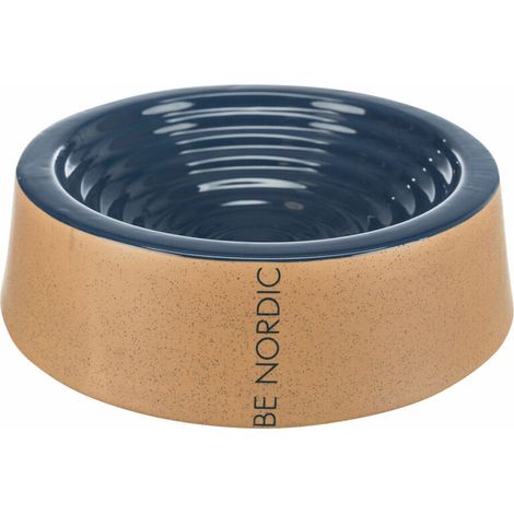 Ciotola per cani Trixie BE NORDIC Beige Blu scuro Ø 25 cm 800 ml (1/4)