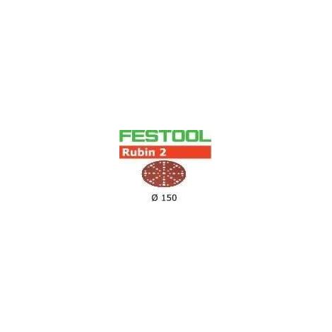 Disque à lamelles abrasif 150mm P40 – Pour ponçage bois dur – Système d'aspiration MULTI-JETSTREAM 2 – Compatible avec ponceuses FESTOOL