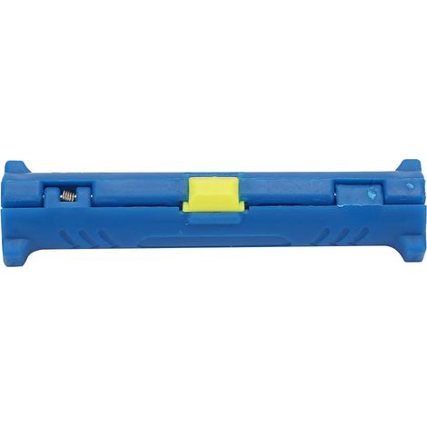 Abisolierstift für Koaxialkabel – drehbar – Drahtschneider – 4–8 mm – blau – multifunktional