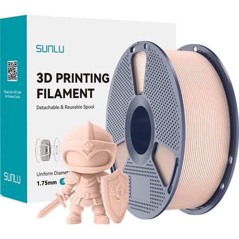 Filamento SUNLU PLA+ 1,75 mm 1 kg (beige) (1/5)