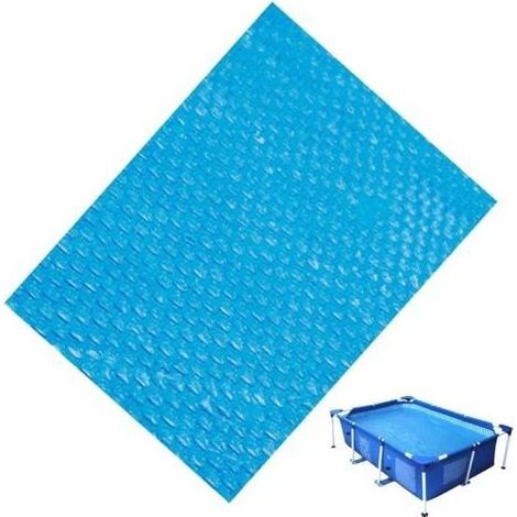 Bâche solaire rectangulaire ou carrée pour piscine avec film bulleux – Protection UV, étanche et anti-poussière pour spa, jacuzzi et jardin – Dimensions : 260 x 170 cm (1/5)