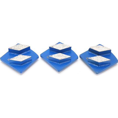 Set mit 3 Diamant-Schwalbenschwanz-Betonbohrern, aggressiver Diamantzahnschnitt, blau, Körnung 30 (1/5)