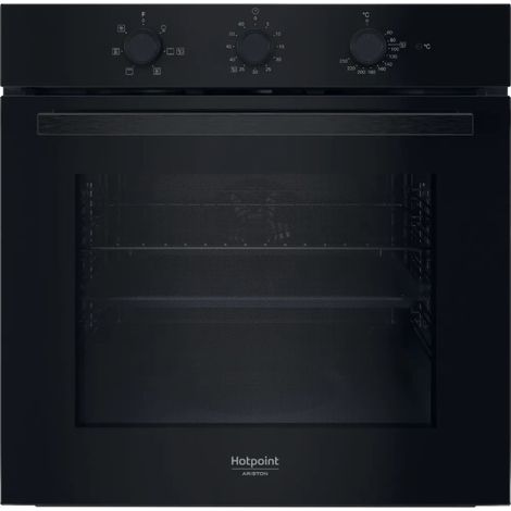 Hotpoint Ariston Forno da incasso HAO 435H B. Dimensione del forno: Media, Tipo di forno: Forno elettrico, Capacità interna forno totale: 71 L. Posizionamento dell'apparecchio: Da incass... - HAO435HB (1/5)