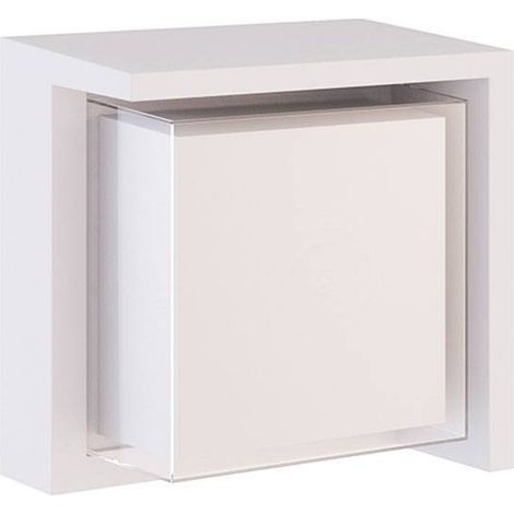 Applique Murale Led Carrée Blis 15 W 180° Avec Interrupteur, Température De Couleur 2700 K/3200 K/4000 K, Blanc Mat, Pour Extérieur - Beneito & Faure (1/2)