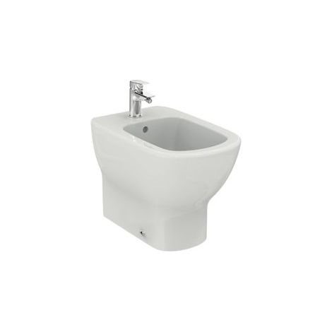 Bidet a pavimento filo parete Ideal Standard Tesi monoforo colore bianco T456901