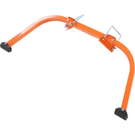 Crochet de toit pour échelle, stabilisateur d'échelle stable en alliage d'aluminium résistant à la rouille, pour travaux en hauteur, orange (1/5)