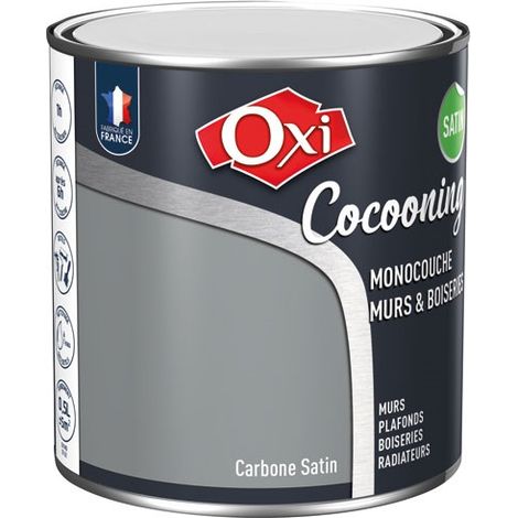 Wände Holz Satin Kohle 0,5l - Oxi