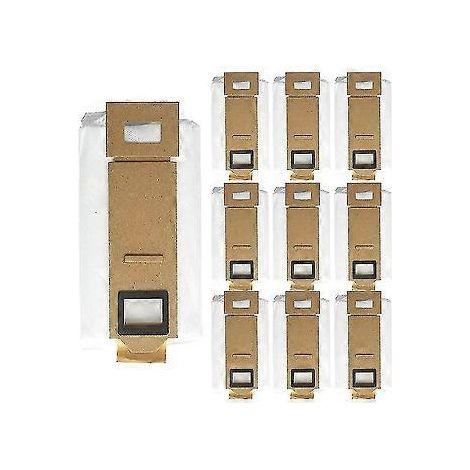 Lot de 10 sacs à poussière pour les aspirateurs S7, T7s, T7plus et T7s Plus avec système d'aspiration automatique (haoyi) (1/4)