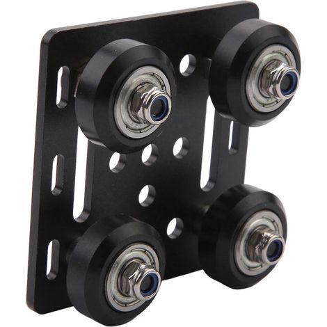Accessoires pour imprimante 3D Openbuilds : poulie profilée en aluminium à rainure en V (norme européenne 2020), plaque de portique de construction à rainure en V (1/5)