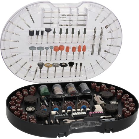 Kit d'accessoires pour défonceuse multifonction 08T700 - 287 pièces - Kit complet - Nombreuses utilisations - Rangement organisé - Haute précision (1/3)