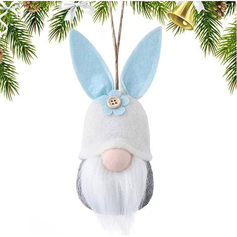 Puppe aus Plüsch Osterdekorationen zum Aufhängen Hasenzwerg