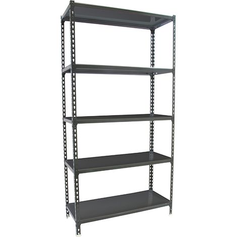 Simonrack Étagère modulable métal anthracite robuste (1/5)