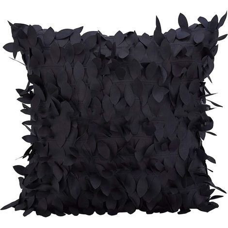 Kissenbezug Polyester Bett Satin 3D Blattmuster Sofakissen Bezug aus Langlebigem Dekokissen (1/5)