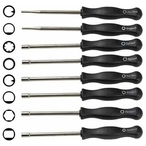 [NEVER USED] 8-piece carburetor adjustment tool set, carburetor screwdriver for engine cleaning repair, suitable for most two-stroke engines (1/4)