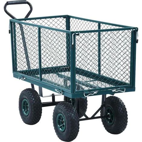 Chariot de jardin vert 350 kg