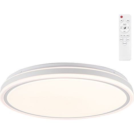 Plafón led circular, targes, 72 w, 3cct, 7290 lm, blanco, ø50 x 6,5 cm (1/5)