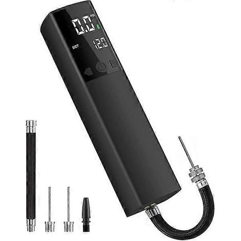 Pompe à ballon électrique, gonfleur de ballons portable intelligent et rapide avec manomètre précis et écran LCD numérique pour le football (1/5)