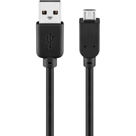 Goobay 93920 cable USB USB 2.0 3 m Micro-USB B USB A Negro (1/2)