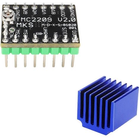 Für MKS TMC2209 Schrittmotortreiber StepStick 3D-Druckerteile 2,0A UART Ultraleise Ersetzt TMC2208()