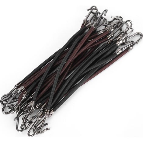 Lot de 20 pinces à cheveux élastiques pour queue de cheval, accessoires pour cheveux (1/5)