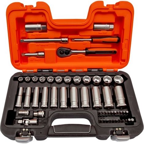 SG30 SOCKET SET 3/8 STD+DEEP - BAHCO