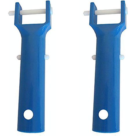 Lot de 2 Kit de remplacement de poignée pour tête d'aspiration de piscine, avec clip en V et goupille, adapté aux têtes d'aspiration de piscine (1/5)