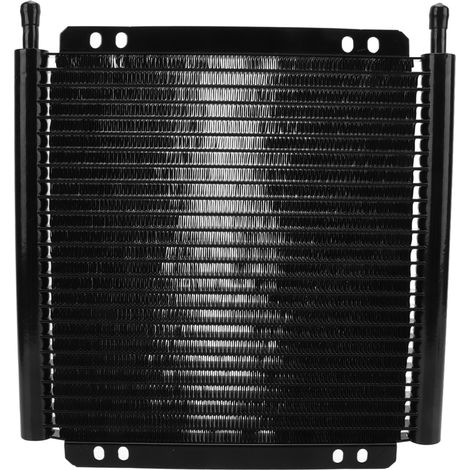 Refroidisseur d'huile de transmission en alliage d'aluminium, radiateur noir à 26 rangées pour camionnettes et camping-cars de classe C (1/5)