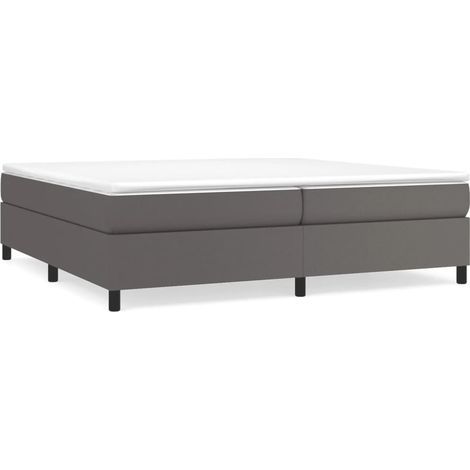 Maison Exclusive - Boxspringbett mit Matratze Grau 200x200 cm Kun (1/5)