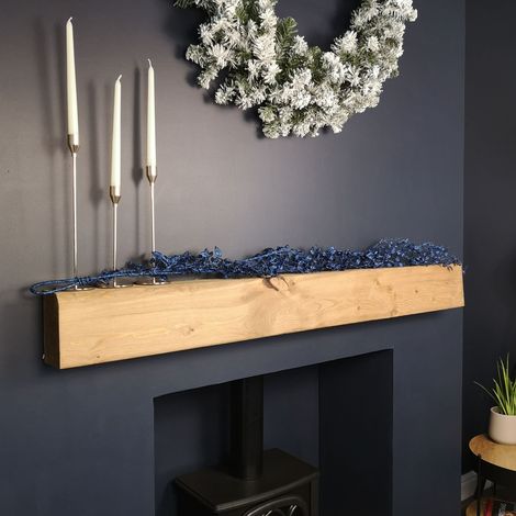1.5m Midnight Blue Glitter Leaf Christmas Garland Decoration with Hanging Loop (1/5)