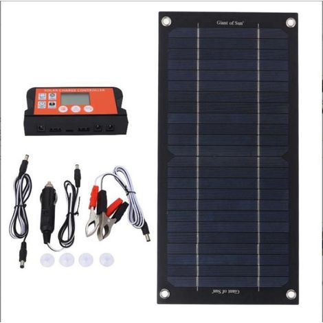 Kit Solaire 600W avec Contrôleur - Shipenophy - Modèle Universel - Noir/Argenté - Silicium - 600W (1/5)